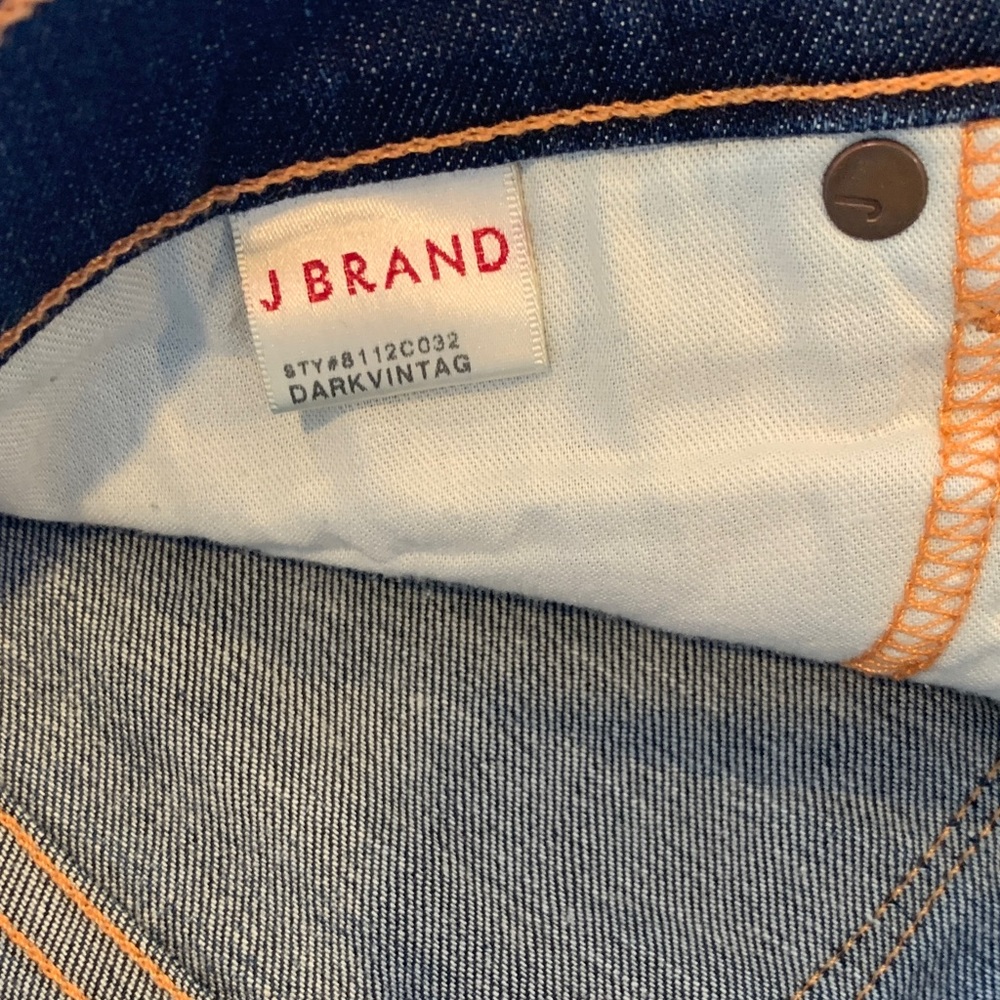J Brand Dark Vintage Wash Jeans Women’s Size 27 or Approx. Size 4 - Picture 4 of 7